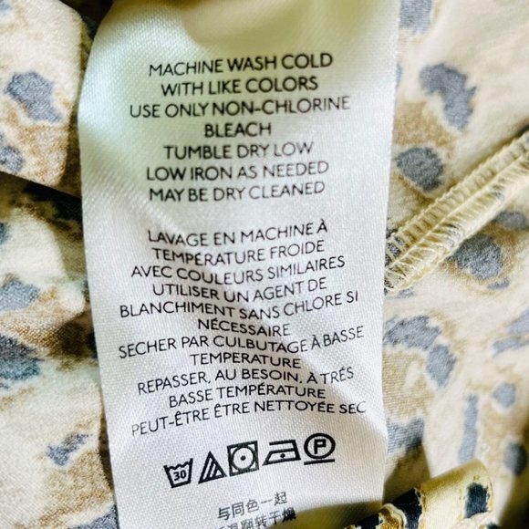 Free People Avas Mini Skirt (Waist 25-28 w/stretch) Size 0, in Tan/Leopard - NWT - Picture 11 of 11